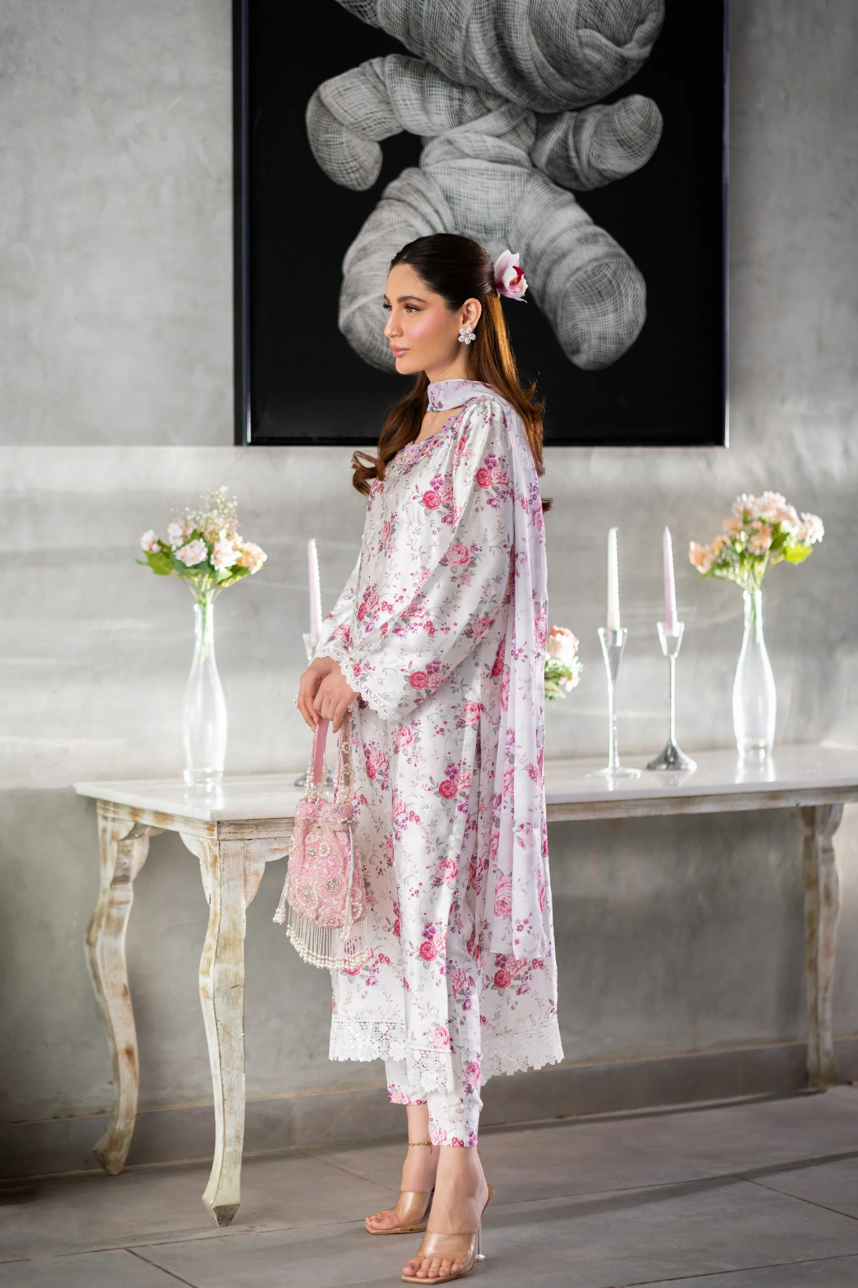 Rosee Rose Potli Bag - Image 3