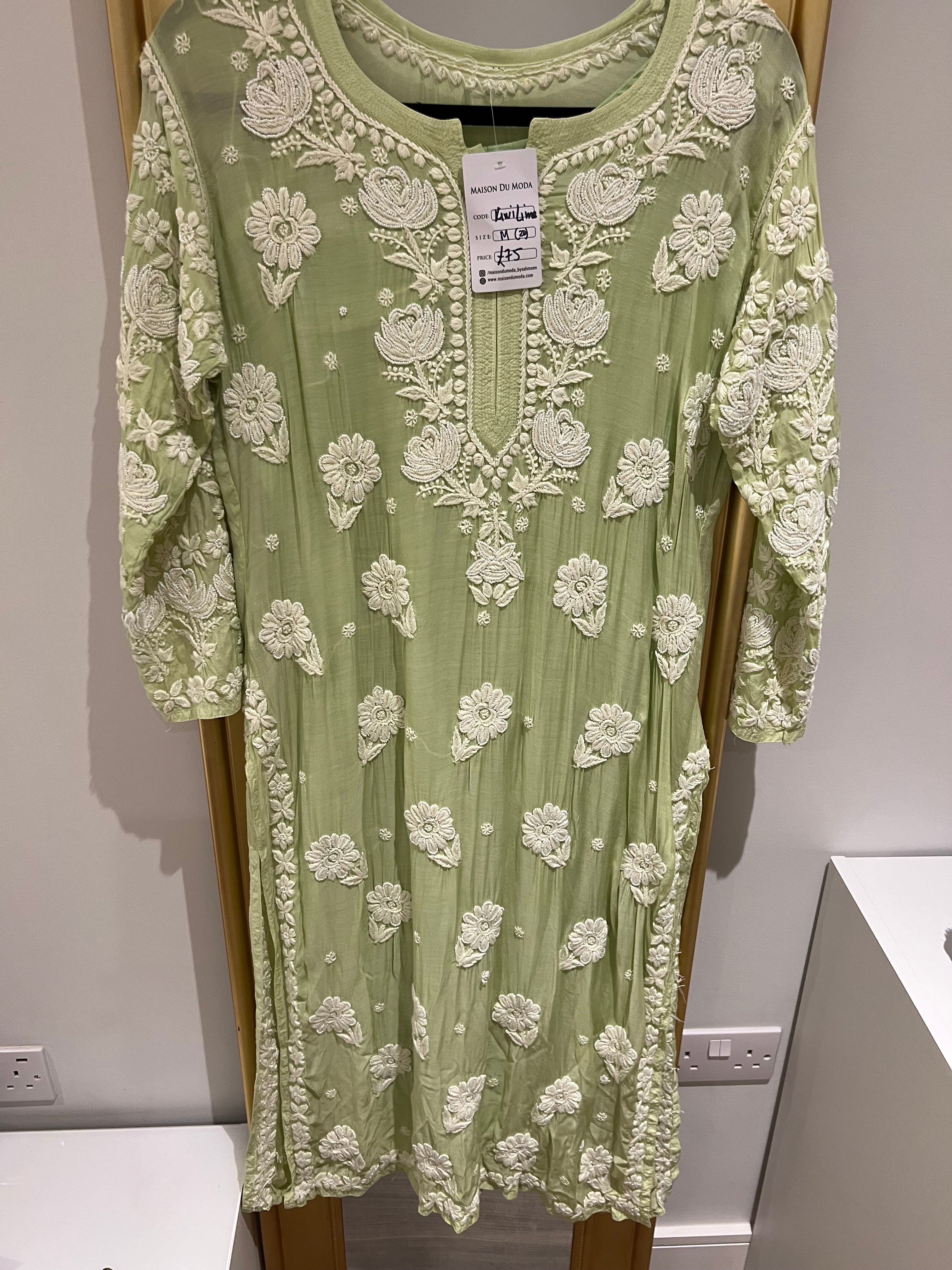 Kiwi Lime Mint kurta - Image 2