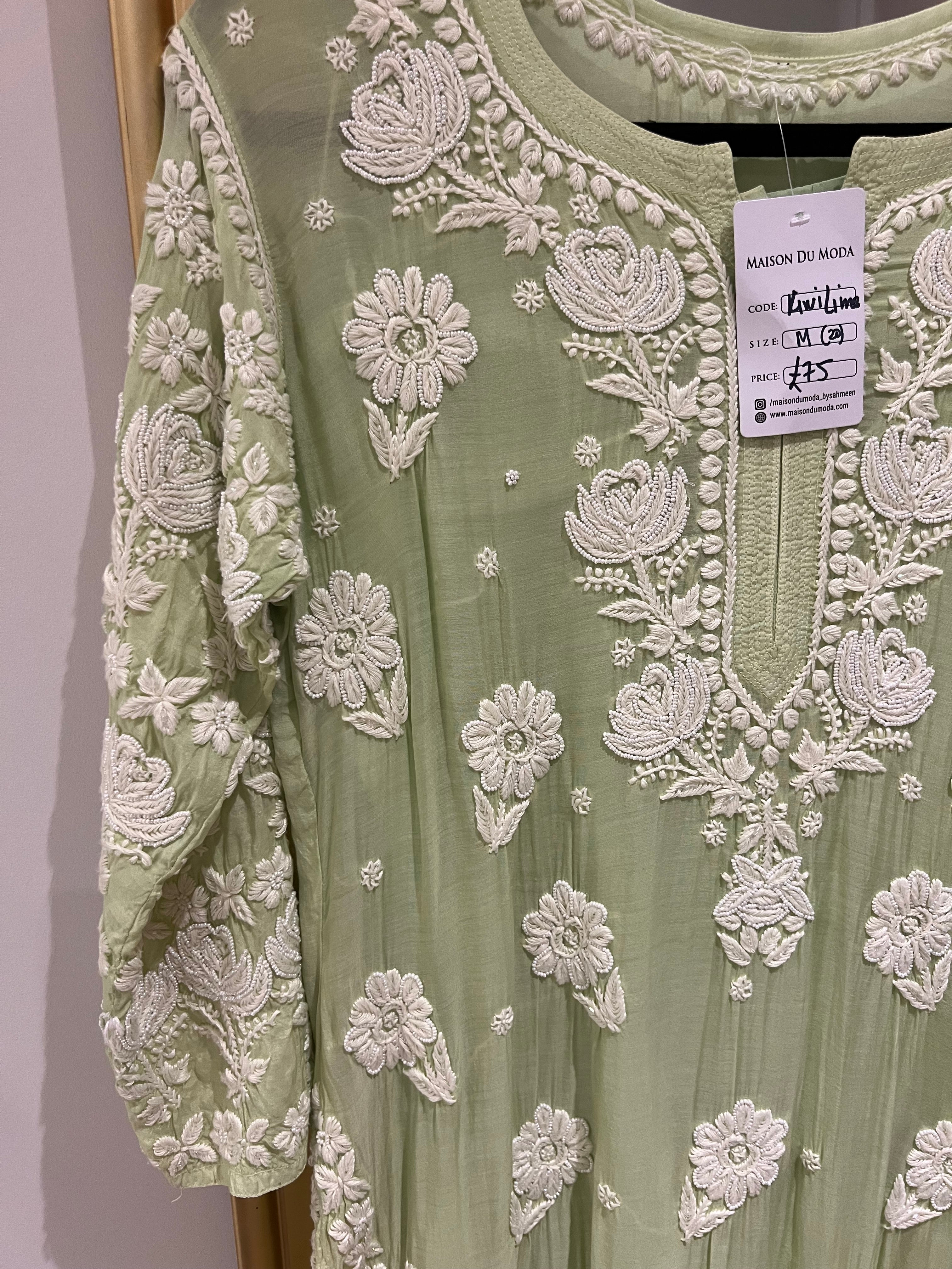 Kiwi Lime Mint kurta - Image 3