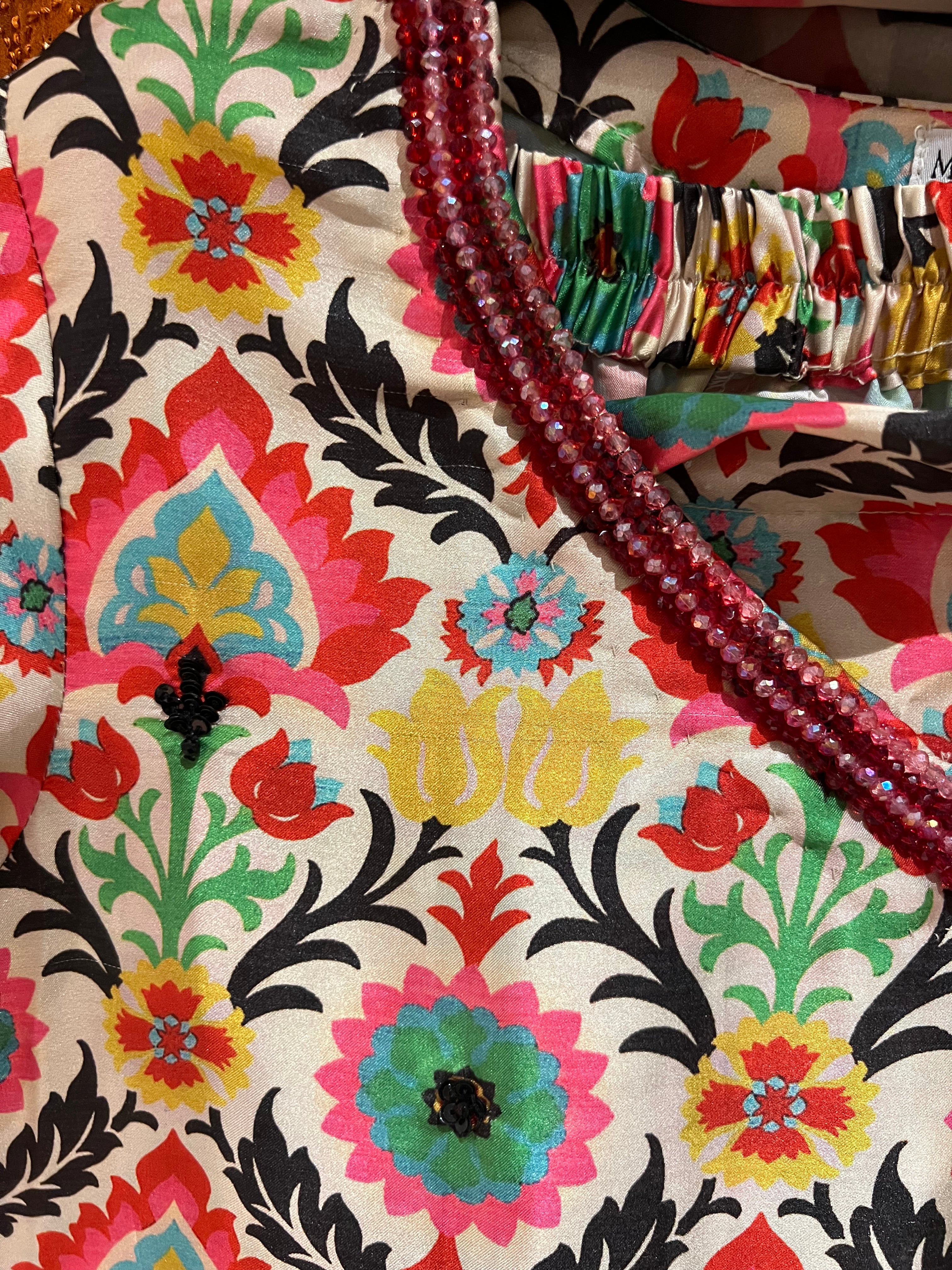 Short printed farshi shalwar set! With handwork details ! - Image 3